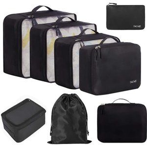 8 Set Packing Cubes Luggage Packing Organizers for Travel Accessories